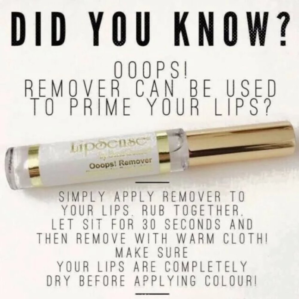 Brand New Sealed Full Size LipSense by Senegence Oops Remover